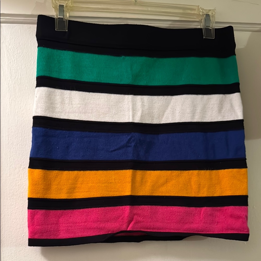 Colorful Striped Women's Mini Skirt